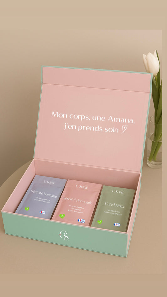 Coffret découverte (Détox+ Sérénité hormonale + Sérénité nocturne)