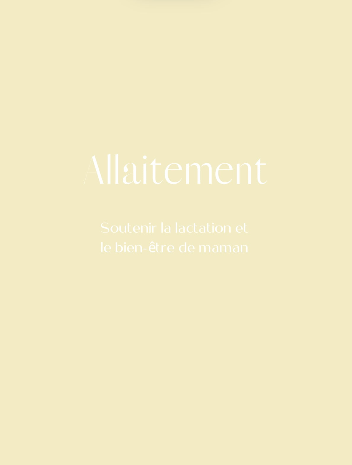 Coffret Allaitement cure (x3)