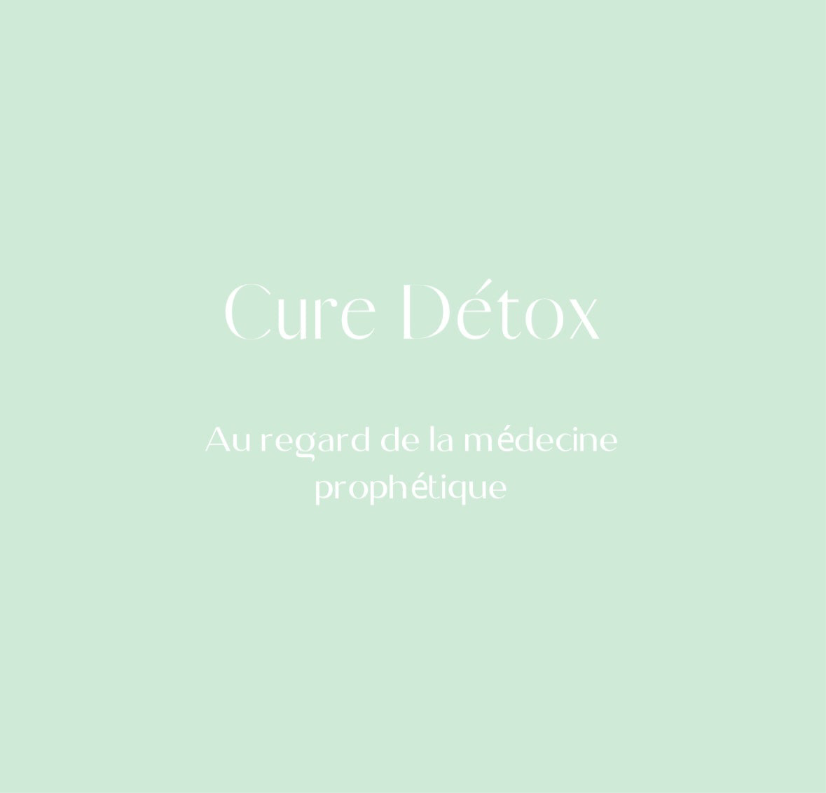 Coffret Détox cure (x3)