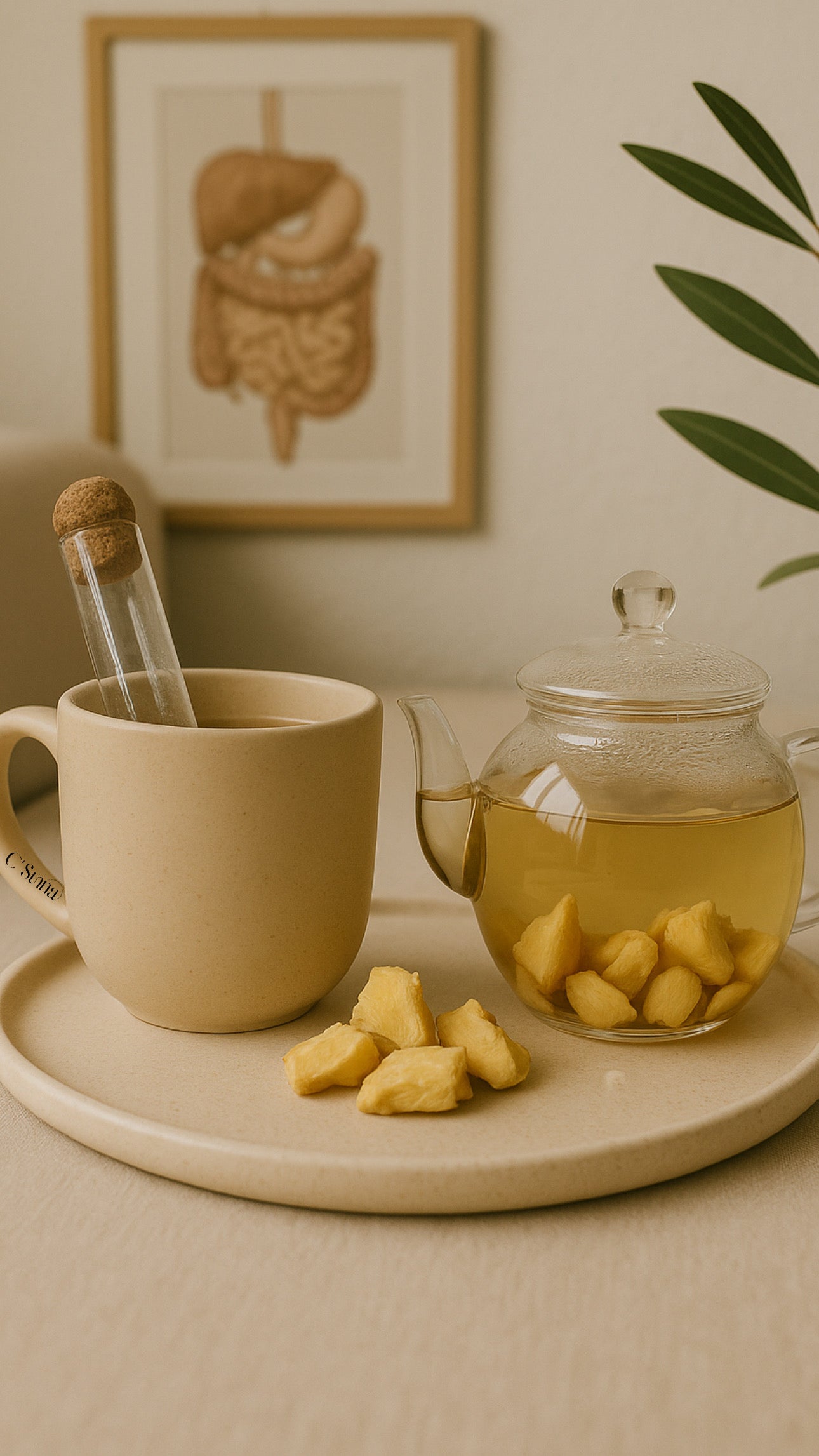 Morceaux de gingembre séchés